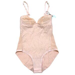 NWT Knix x Ashley Graham Mesh Bodysuit in Peony